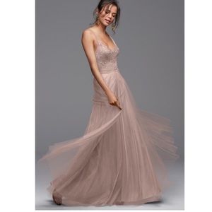WATTERS Fiona Bridesmaid Dress Gown Blush Rose 8
